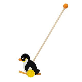 Push along toy - penguin